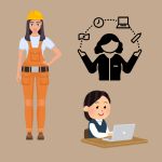 Logo pour les personnages « Salarié Femme »